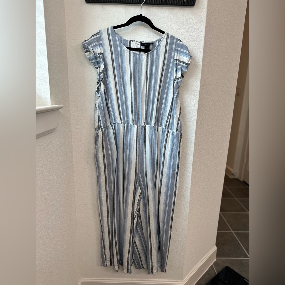 Stripped jumpsuit